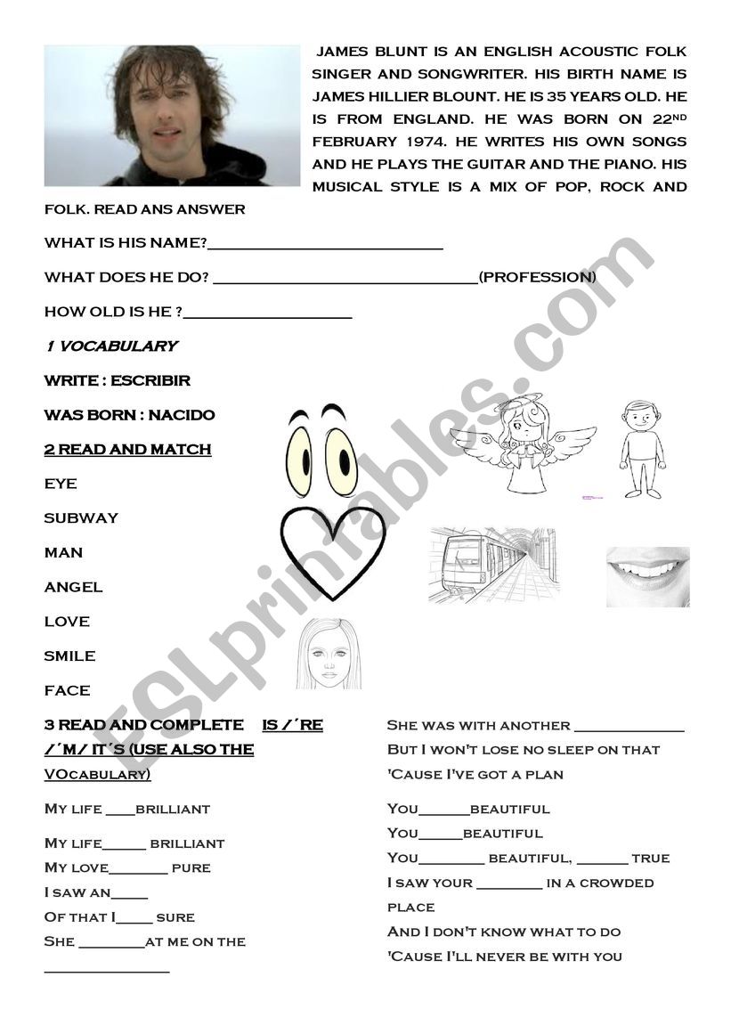 YOU`RE BEATIFULL worksheet